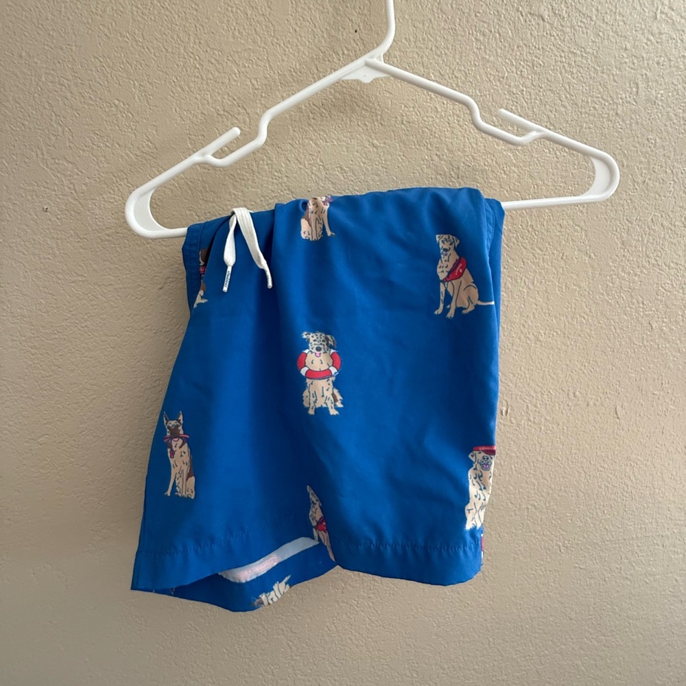 Chubbies Blue men’s Shorts with Dog Pattern